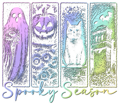 Seasonal DTF Transfers – Holiday & Spooky Heat Press Designs