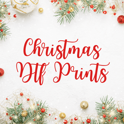 Christmas Season Heat Press DTF Design Transfers - DAJ Creations